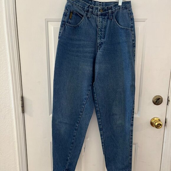 Armani Men's Blue Denim High-Rise Straight Leg Jeans Sz 32 x 32 - Picture 1 of 11